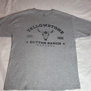 Gray Yellowstone Dutton Ranch T-Shirt